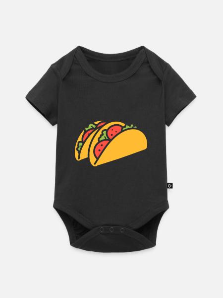 Tacos - Baby Premium Kurzarmbody - Schwarz