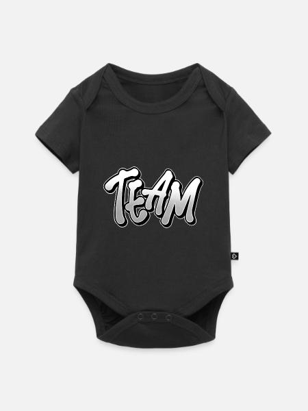 Team - Baby Premium Kurzarmbody - Schwarz