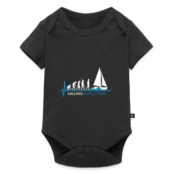 Voile Evolution Voilier Voile - Body à manches courtes Premium Bébé - noir - Devant