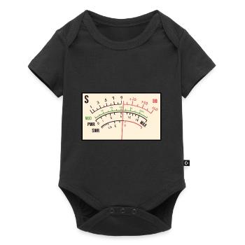 SWR-Meter Amateur Radio Gift - Baby Premium short-sleeve bodysuit - black - Front