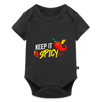 Sharp Chili Jalapeno Habanero Pepper - Baby Premium short-sleeve bodysuit - black - Front