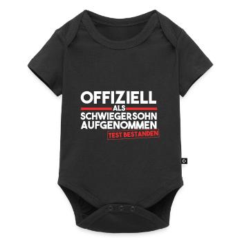 Schwiegersohn - Baby Premium Kurzarmbody - Schwarz - Vorne