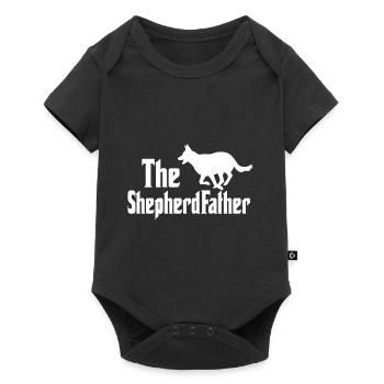Berger Allemand Chien Hommes Motif Chiens Papa - Body à manches courtes Premium Bébé - noir - Devant