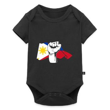 Faust Filipino Philippines - Body à manches courtes Premium Bébé - noir - Devant