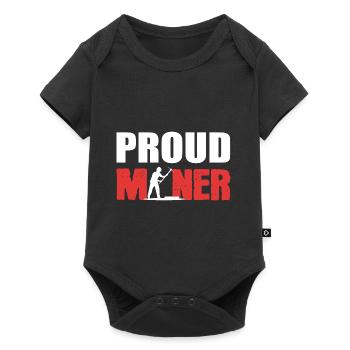 Proud Miner Hard Working Person Poison - Baby Premium short-sleeve bodysuit - black - Front