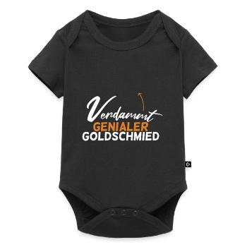 Goldschmied Schmiedekunst Handwerker Geschenk - Baby Premium Kurzarmbody - Schwarz - Vorne