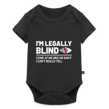 Legal Blind - Baby Premium short-sleeve bodysuit - black - Front