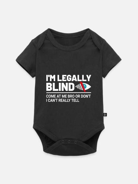 Legal Blind - Baby Premium short-sleeve bodysuit - black