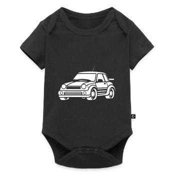 Rally Vehicle - Baby Premium short-sleeve bodysuit - black - Front