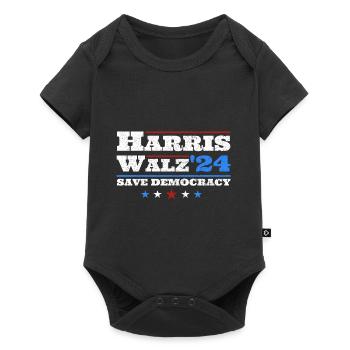 Kamala Harris & Tim Walz 2024 Support Vintage - Baby Premium short-sleeve bodysuit - black - Front