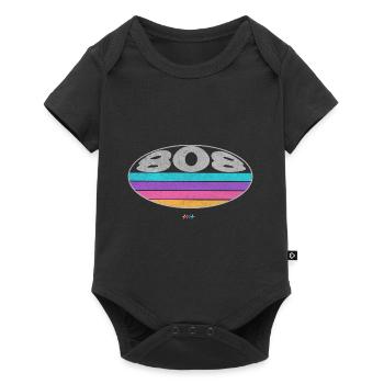 808 Analog SYNTHESIZER Drum Machine - Baby Premium short-sleeve bodysuit - black - Front