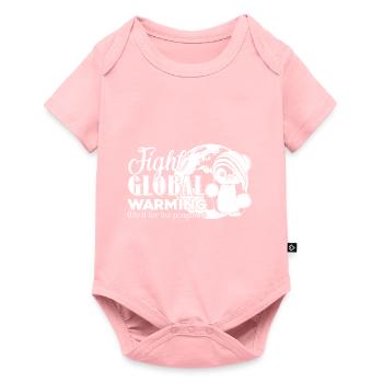 Earth Day Fight Global Warming - Baby Premium short-sleeve bodysuit - rose - Front