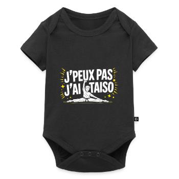 J’peux pas, j’ai Taïso… et j’suis déjà en kimono ! - Body à manches courtes Premium Bébé - noir - Devant