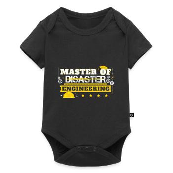 Master Of Engineering Promotion Absolventen - Baby Premium Kurzarmbody - Schwarz - Vorne