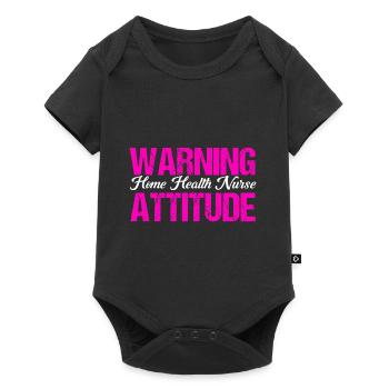 Health Assistance Home Nursing Nurse - Baby Premium short-sleeve bodysuit - black - Front