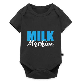 Milk Machine Breastfeeding Mother Poison - Baby Premium short-sleeve bodysuit - black - Front
