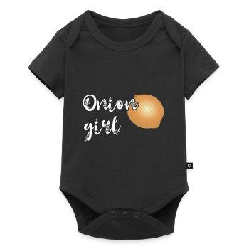 Onion Lover Funny Vegetable Cooking Organic Food - Baby Premium Kurzarmbody - Schwarz - Vorne