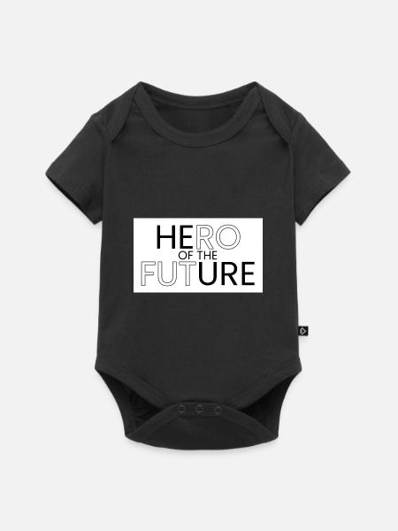 Held der Zukunft - Baby Premium Kurzarmbody - Schwarz