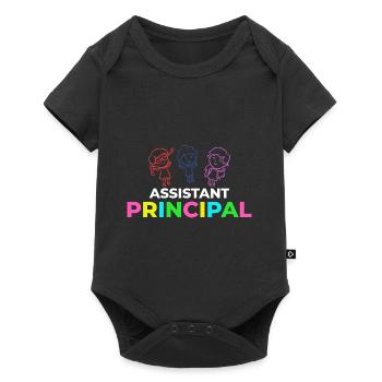 Head of School Director Director Head of School Management - Baby Premium short-sleeve bodysuit - black - Front