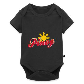 Philippines - Pinoy - Baby Premium short-sleeve bodysuit - black - Front