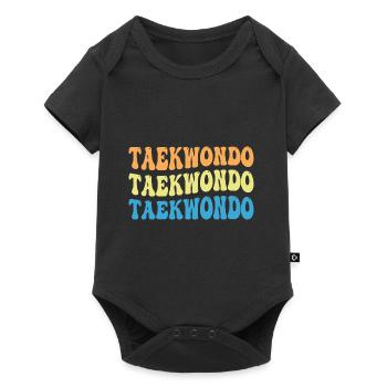 Taekwondo - Body à manches courtes Premium Bébé - noir - Devant