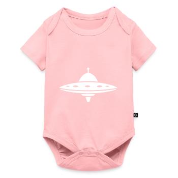 flying saucer - Baby Premium short-sleeve bodysuit - rose - Front
