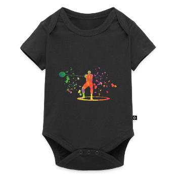 Hammer Thrower Colorsplash Hammer Throw - Baby Premium short-sleeve bodysuit - black - Front