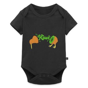 kiwi-bird kiwi bird - Baby Premium short-sleeve bodysuit - black - Front