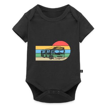 Bus de chauffeur de bus - Body à manches courtes Premium Bébé - noir - Devant