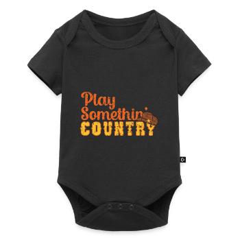 Spiel was vom Land - Baby Premium Kurzarmbody - Schwarz - Vorne