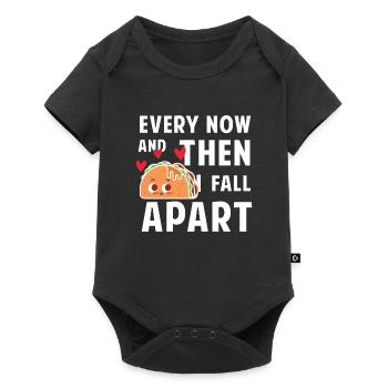 Every now and then i fall apart - taco - Baby Premium short-sleeve bodysuit - black - Front