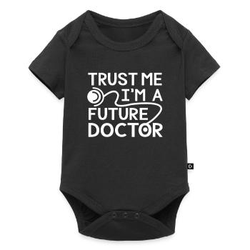Trust me i'm a future doctor - emergency - Body à manches courtes Premium Bébé - noir - Devant