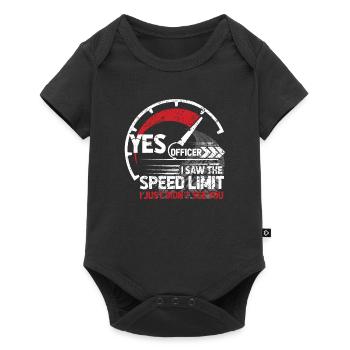Yes Officer i saw the Speed Limit - Body à manches courtes Premium Bébé - noir - Devant