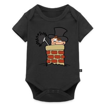 Schornsteinfeger - Baby Premium Kurzarmbody - Schwarz - Vorne