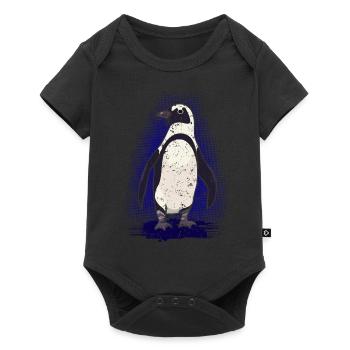 manchot - Body à manches courtes Premium Bébé - noir - Devant