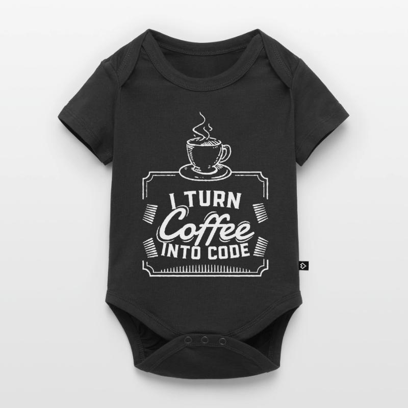 Café Code Programmation Cadeau Drôle Caféine Body à manches courtes Premium Bébé