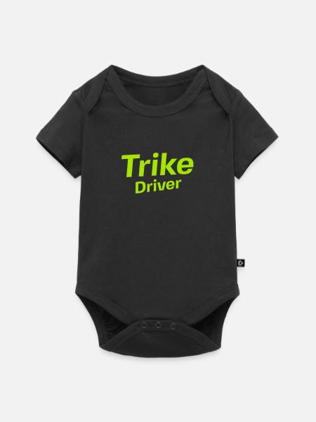 Trike Driver - Baby Premium Kurzarmbody - Schwarz