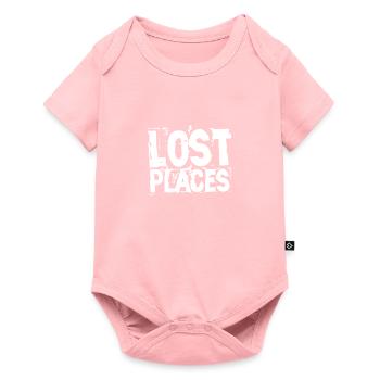 Lost Places - Baby Premium short-sleeve bodysuit - rose - Front