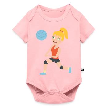 volleyball player - Baby Premium short-sleeve bodysuit - rose - Front