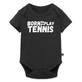 tennis / tennis / tennis players / tennis games - Baby Premium short-sleeve bodysuit - black - Front