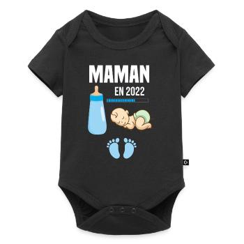 Cadeau De Grossesse Maman En 2022 - Body à manches courtes Premium Bébé - noir - Devant