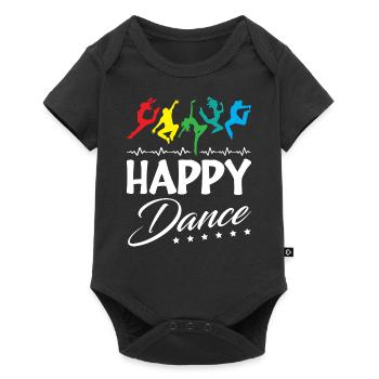Happy Dance - Baby Premium short-sleeve bodysuit - black - Front