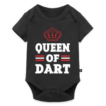 Queen Darts - Baby Premium short-sleeve bodysuit - black - Front