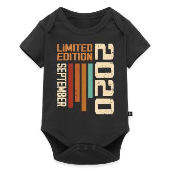 September 2020 Originelle Geschenkidee zum Geburtstag - Baby Premium Kurzarmbody - Schwarz - Vorne