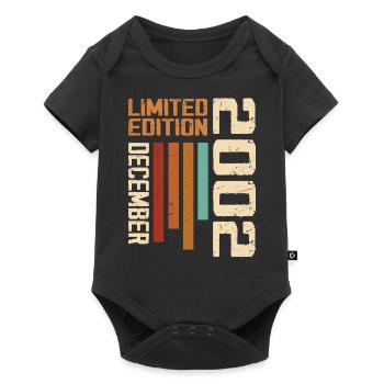 Dezember 2002 - 2002 Dezember - Baby Premium Kurzarmbody - Schwarz - Vorne