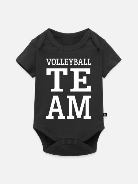 Volleyball Team - Baby Premium Kurzarmbody - Schwarz