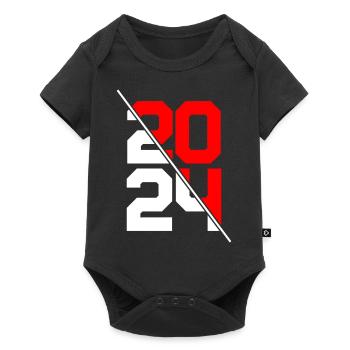 Année 2024 - Body à manches courtes Premium Bébé - noir - Devant