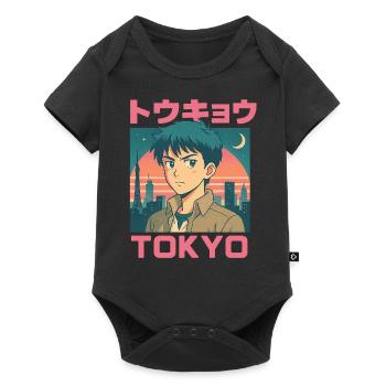Tokyo Boy – Manga Style - Baby Premium short-sleeve bodysuit - black - Front