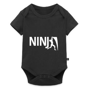 Ninja Warrior - Baby Premium short-sleeve bodysuit - black - Front