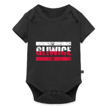 Gliwice Gleiwitz Polska Cadeau Pologne - Body à manches courtes Premium Bébé - noir - Devant